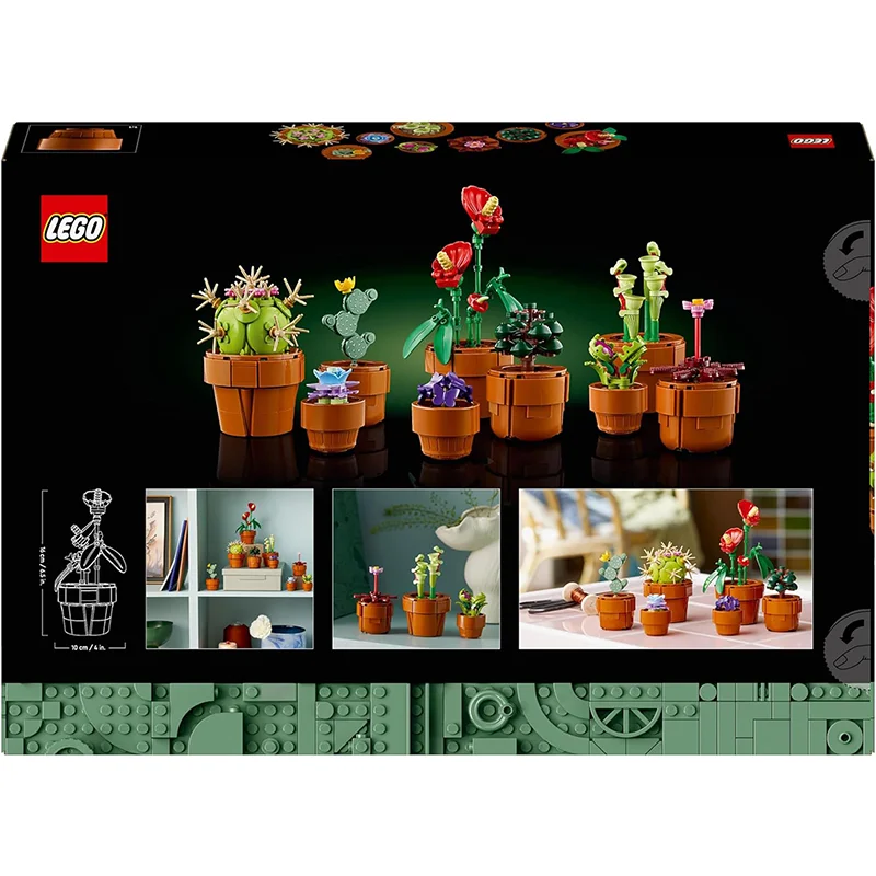 LEGO Icons Mini Pflanzen Set: 9 Blumen im baubaren Topf – Bild 9