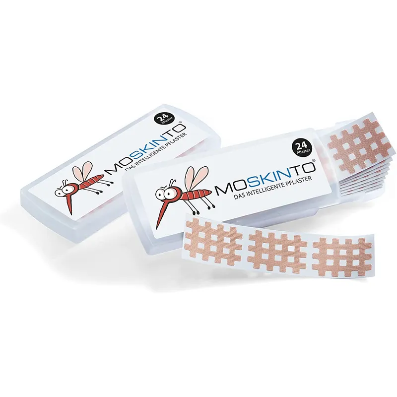 Moskinto 24 Mückenpflaster, Mückenstich, Mücken, Alternative zum Hitzestift, für Kinder und Erwachsene, Stechmücken, Stichheiler, Juckreiz, Schiebebox