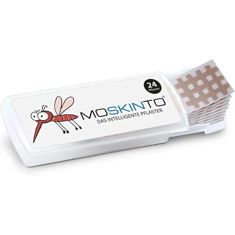 Moskinto 24 Mückenpflaster, Mückenstich, Mücken, Alternative zum Hitzestift, für Kinder und Erwachsene, Stechmücken, Stichheiler, Juckreiz, Schiebebox – Bild 2