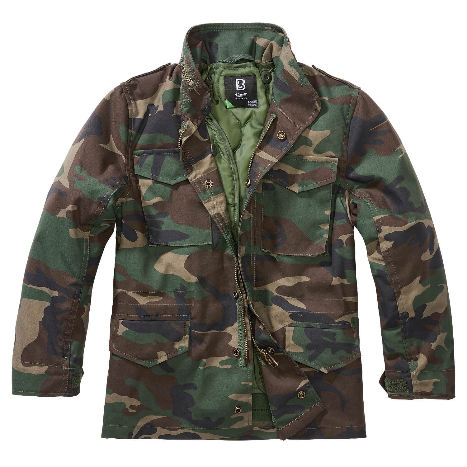 US Kids Jacke M65 Standard woodland Restposten