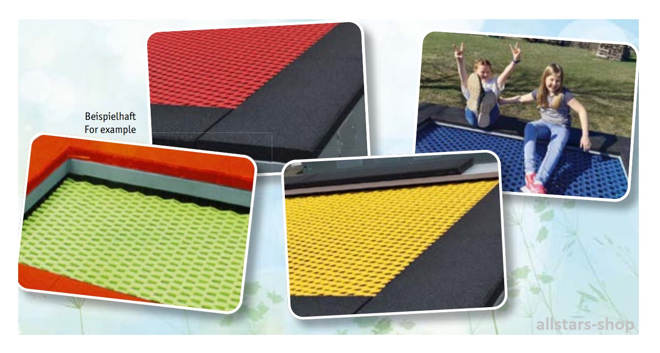 Trampolin 2012 Einbautrampolin 2 x 2,5 m Outdoor-Trampolin Hally-Gally – Bild 7