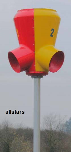 Ballfantrichter Surprise Basketballkorb Spielplatz Korb GFK mit Pfahl 3er bunt Beckmann