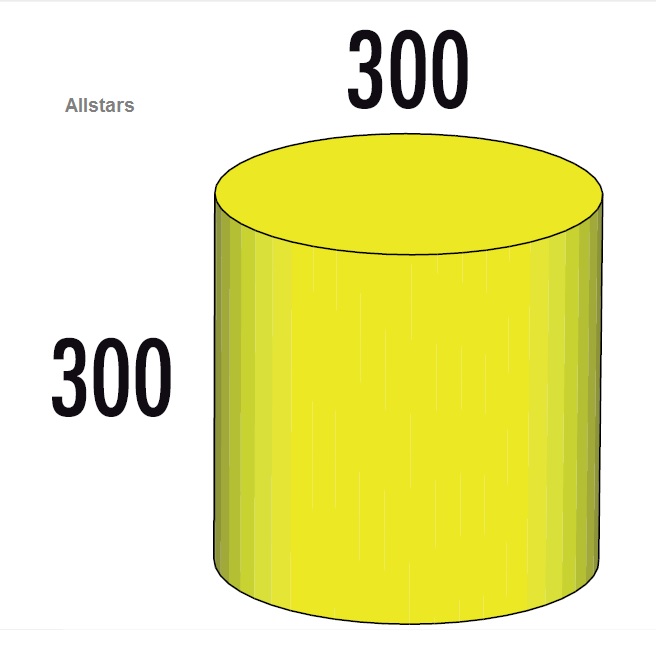 Bänfer Softbaustein Zylinder 300 x 300 mm Maxi Schaumstoff-Baustein Großbaustein