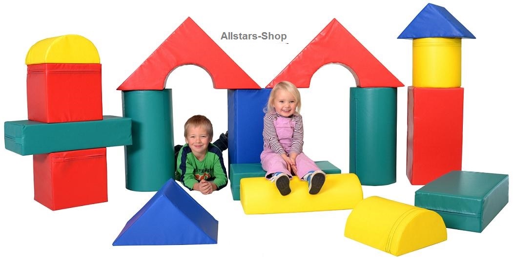 Bänfer Softbaustein Zylinder 300 x 300 mm Maxi Schaumstoff-Baustein Großbaustein – Bild 2