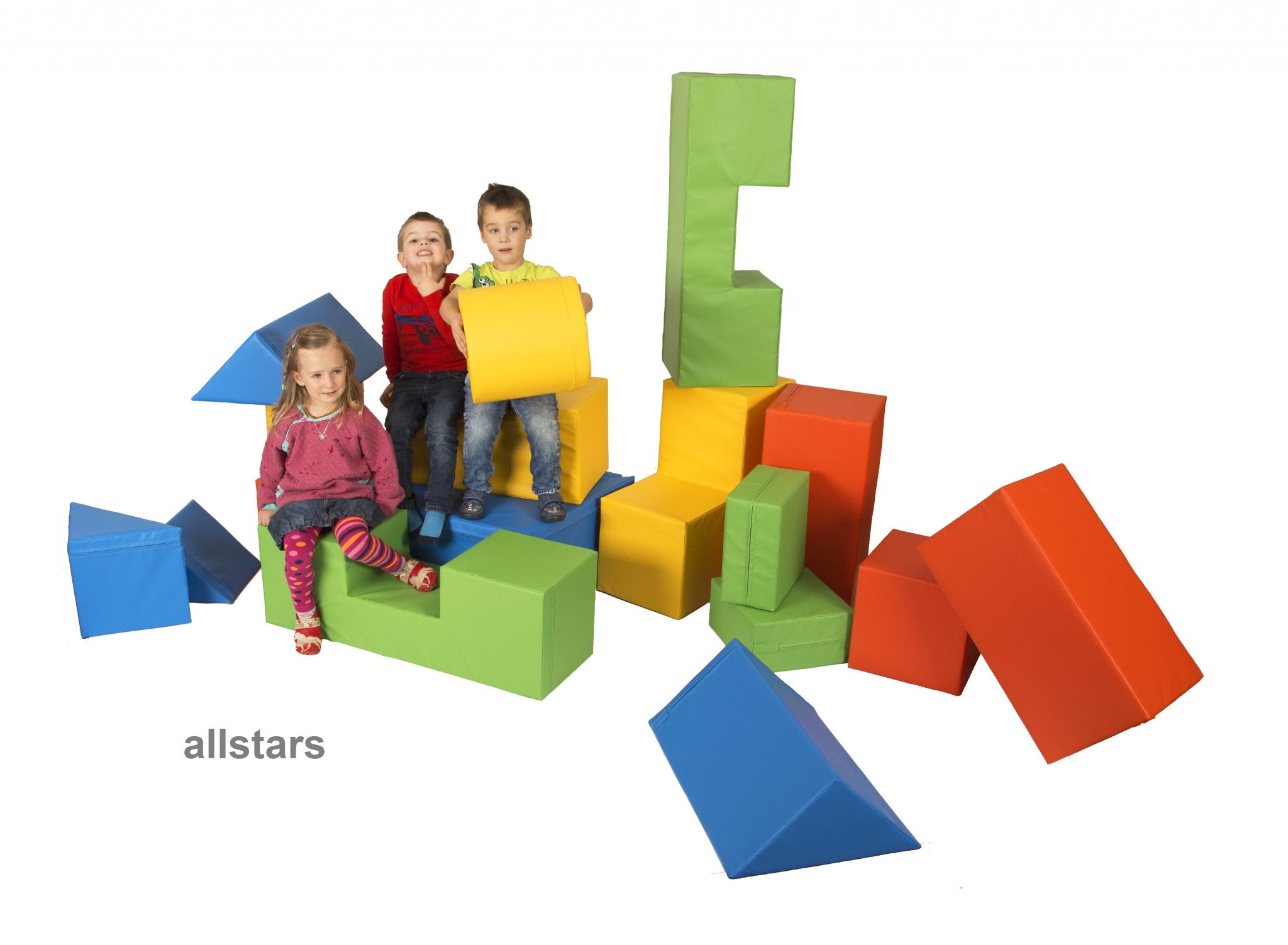 Bänfer Softbaustein Zylinder 300 x 300 mm Maxi Schaumstoff-Baustein Großbaustein – Bild 3