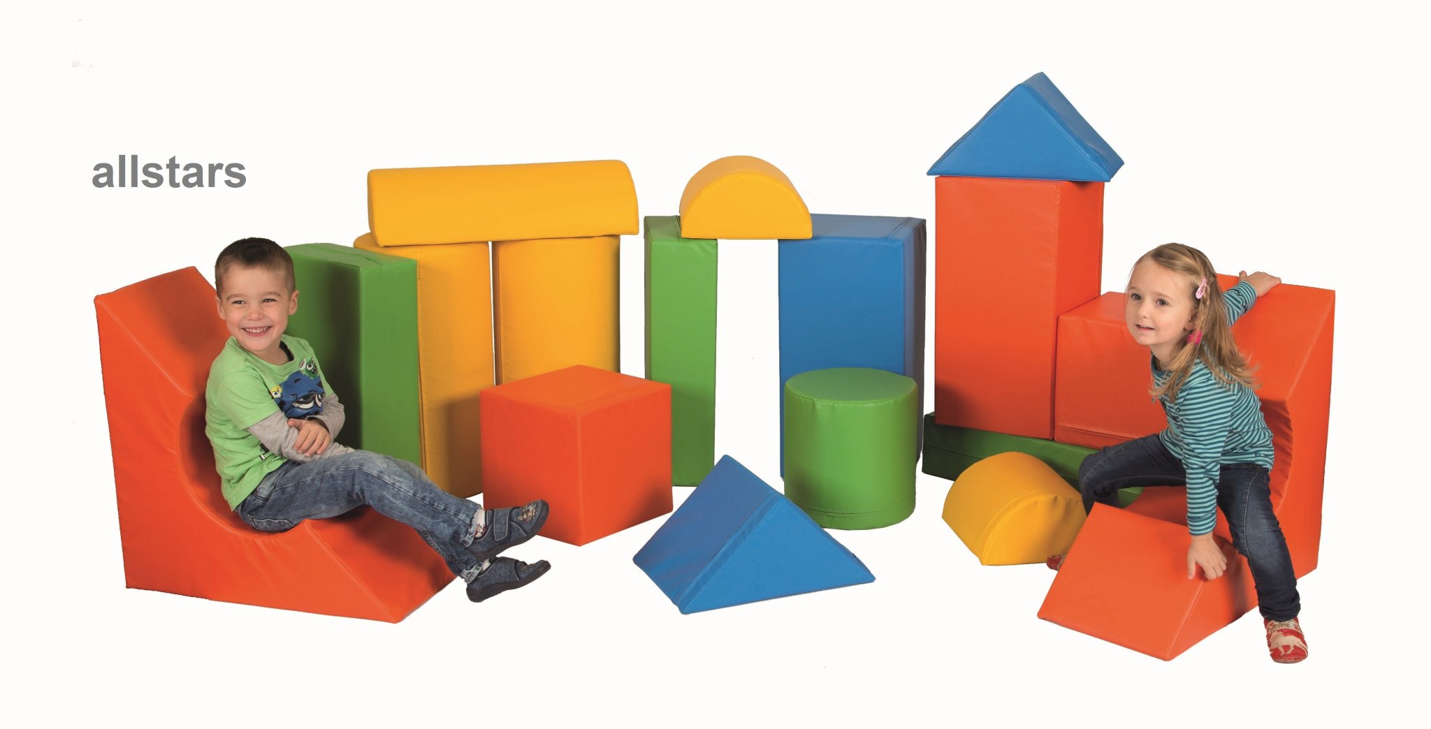 Bänfer Softbaustein Zylinder 300 x 300 mm Maxi Schaumstoff-Baustein Großbaustein – Bild 4