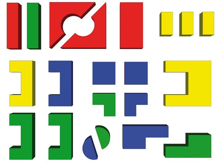 Bänfer Kids Softbausteine Bausteinsatz 21-tlg. MAXI Weichboden SET Schaumstoff plus Weichbodenmatte – Bild 3