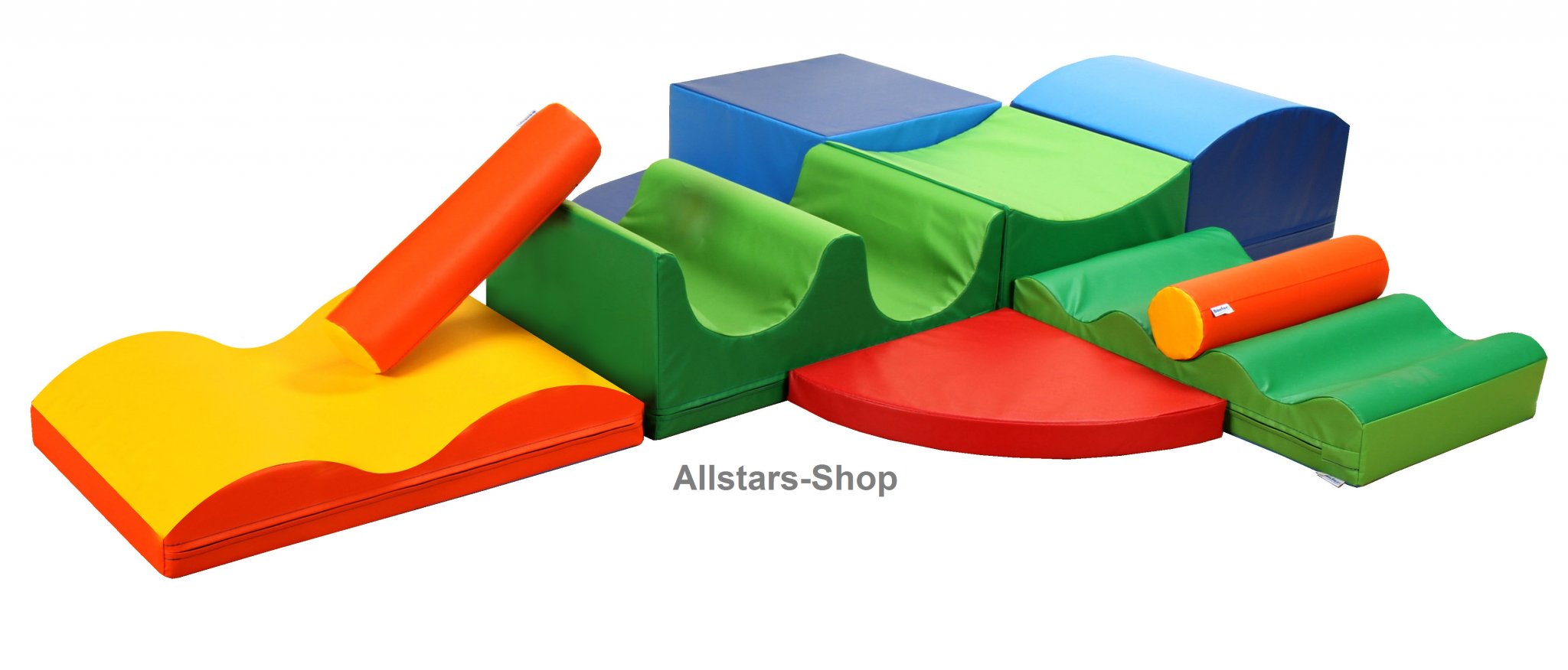 Bänfer Softbaustein Tal 480 x 480 mm Medi Schaumstoff-Bausteine Großbaustein – Bild 4