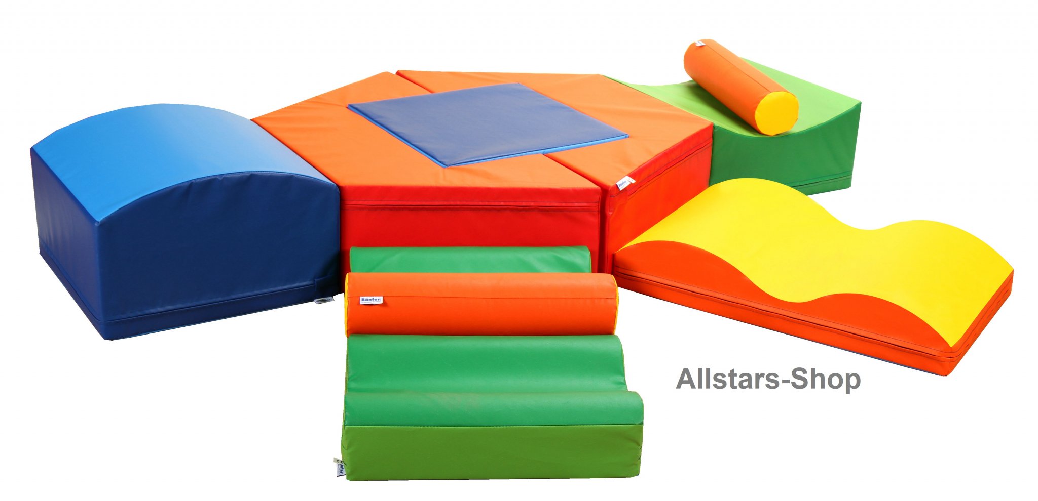 Bänfer Softbaustein Tal 480 x 480 mm Medi Schaumstoff-Bausteine Großbaustein – Bild 3