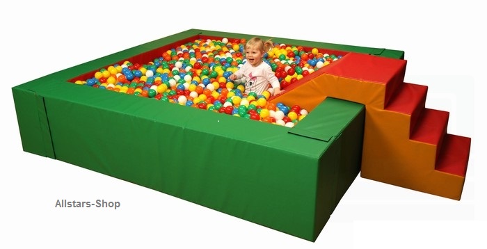 Bänfer Softbaustein Treppenrutsche 1720 mm Medi Schaumstoff-Bausteine Großbaustein – Bild 3