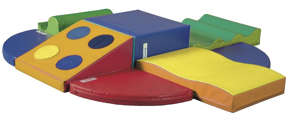 Bänfer Kids Softbausteine MEDI Baumodul 9-tlg. Schaumstoff Bausteine Bausteinesatz KiTa – Bild 2