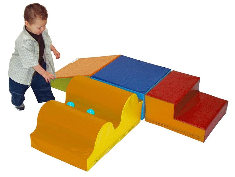 Bänfer Kids Softbausteine Baumodul 4-tlg. Bausteine Bausteinsatz MEDI Softi KiTa – Bild 4