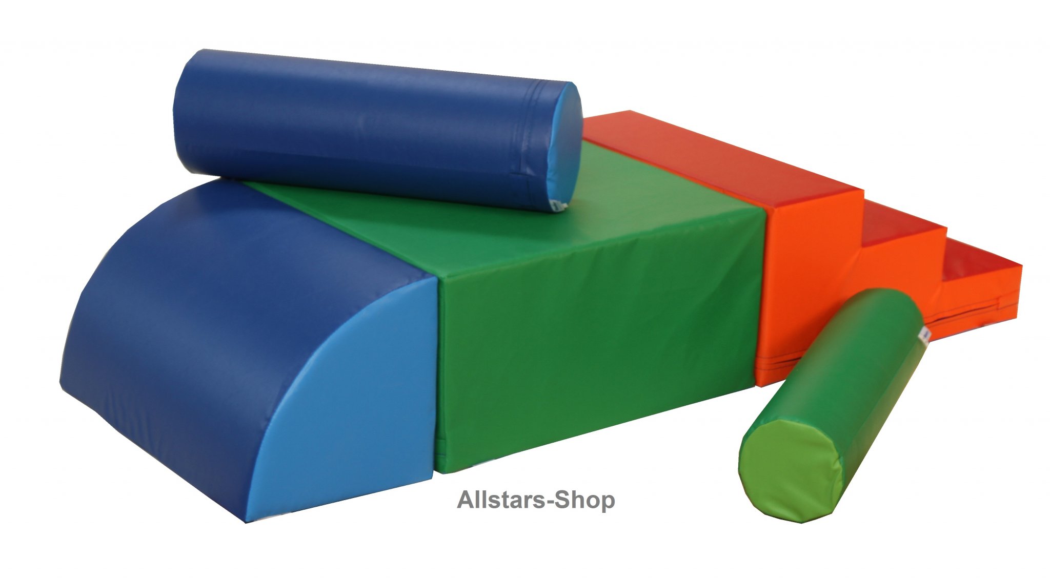 Bänfer Softbaustein Zylinder grün 600 x 200 Maxi Schaumstoff-Bausteine Großbaustein – Bild 2