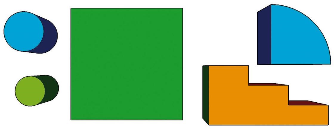 Bänfer Kids Softbausteine Baumodul 5-tlg. Bausteine Bausteinsatz MAXI Schaumstoff – Bild 3