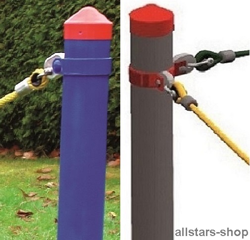 HUCK Hängematten-Trio Hängematte Polyesterhängematte 3-er-Set öffentlicher Spielplatz – Bild 3