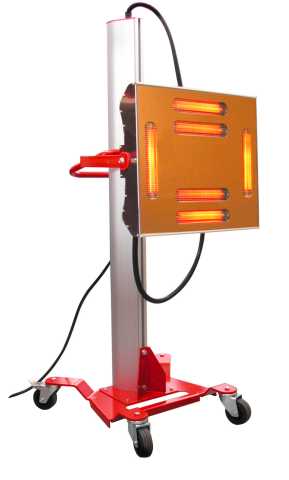 Infrarot-Trockner 400V, 3kW, 80×80 cm