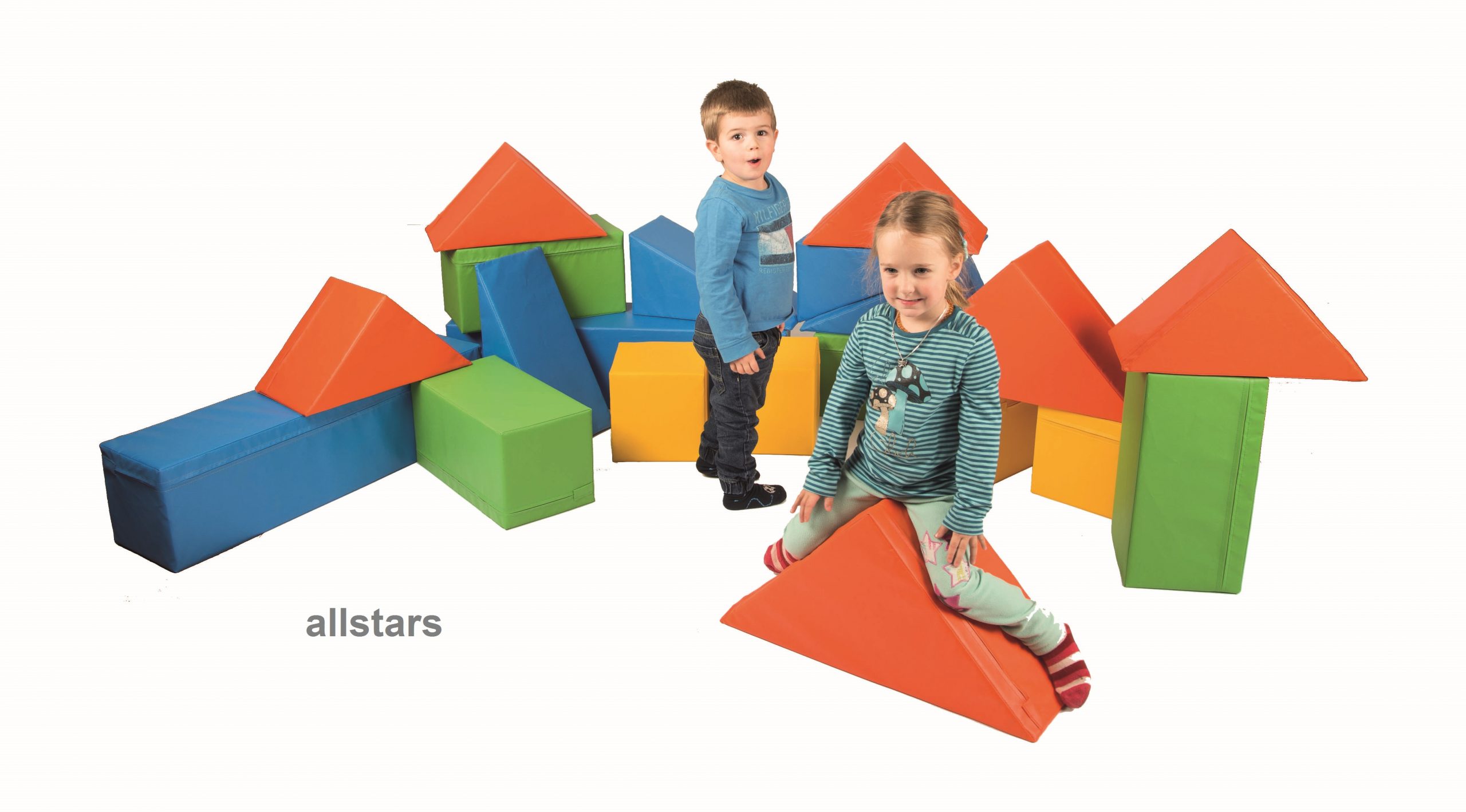 Bänfer Kids Softbausteine Bausteine Bausteinsatz 20-tlg. MEDI Schaumstoffbausteine