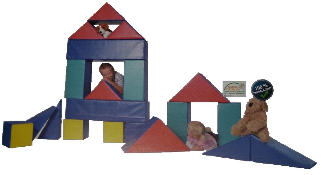 Bänfer Kids Softbausteine Bausteine Bausteinsatz 20-tlg. MEDI Schaumstoffbausteine – Bild 2