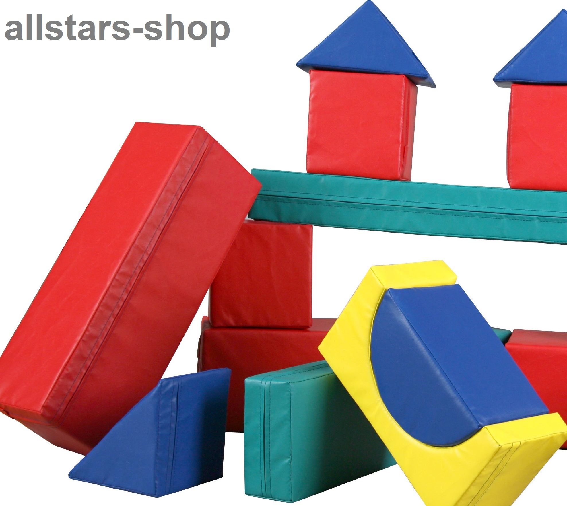 Bänfer Kids Softbausteine Bausteine Mini Motorik-Bausteine-Satz 16-teilig für Kinderkrippe – Bild 6