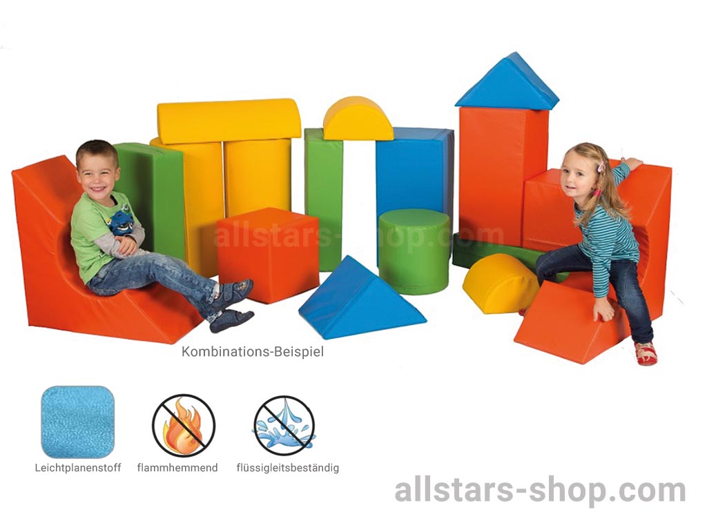 Bänfer Softbaustein Brücke Schaumstoff-Baustein grün – Bild 2