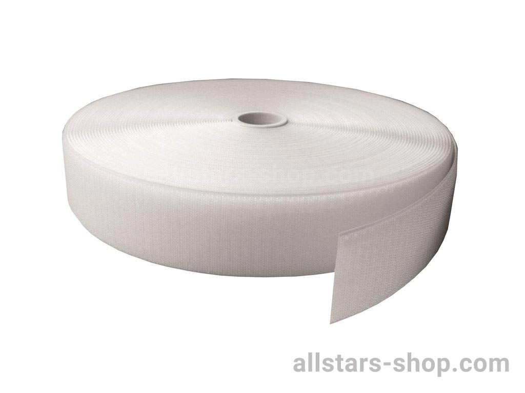 Bänfer Markierungsband Haftband für Bodenturnfläche, 5 cm breit, weiß, lfd. Meter