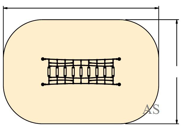 Huck Abenteuerbrücke „Holzsteg“ Kletteranlage Mini Hängebrücke Element – Bild 3