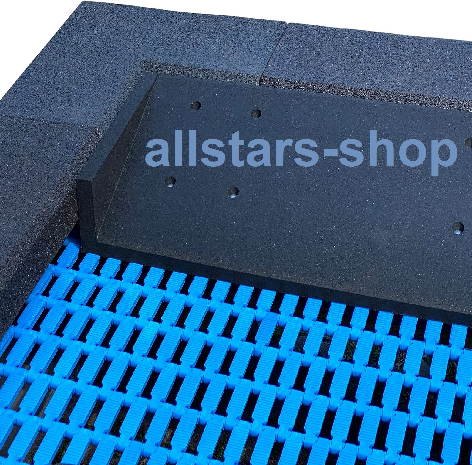 Trampolin Spielplatztrampolin Einbautrampolin Außenmaß 2,86 x 1,90 m Sprungmatte Beckmann – Bild 2