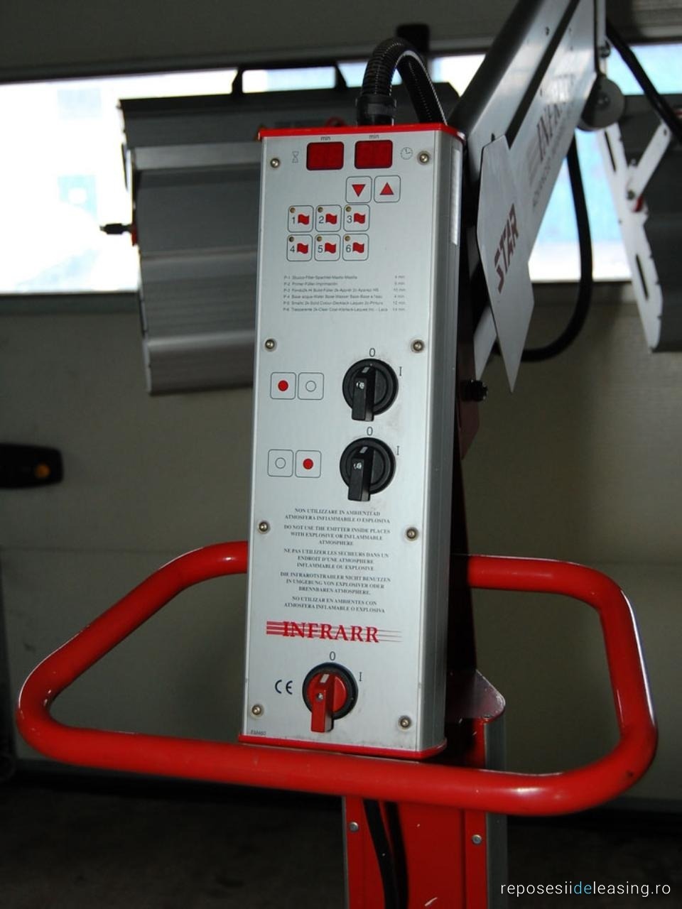 Infrarot-Trockner 400V, 3kW, 80×80 cm – Bild 2